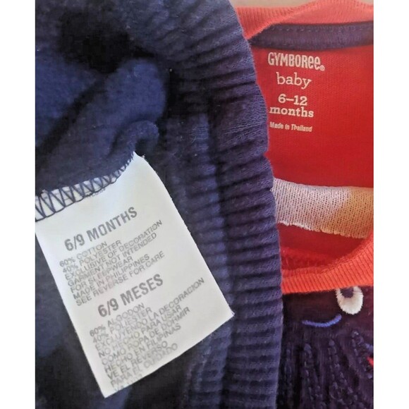 shirt and pants 6 to 9 months Boys Gymboree short sleeve 2 piece Set outfit baby - Picture 2 of 2